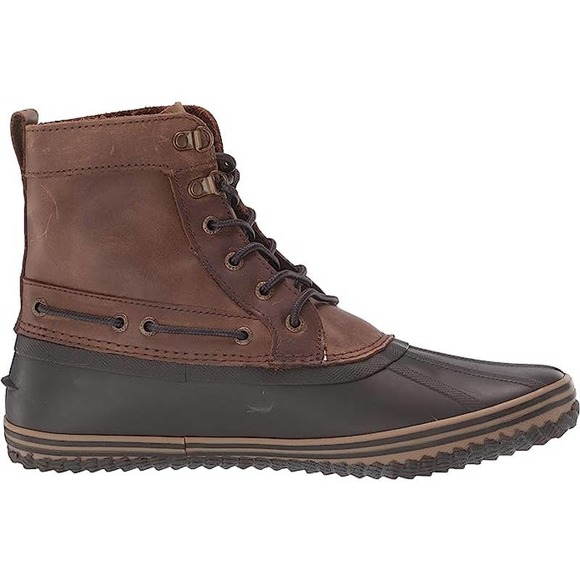 Sperry Mens Huntington Duck Boot Boots, Brown/Dk Brown, 7 - Picture 3 of 7